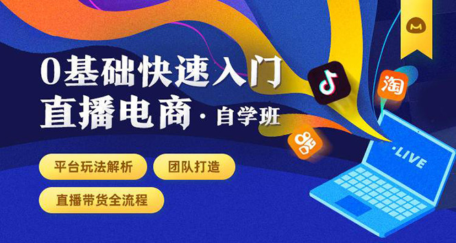 0基础快速入门直播电商课程：直播平台玩法解析-团队打造-带货全流程等环节插图