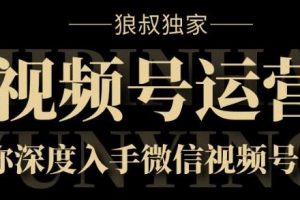 微信视频号运营实战8.0，带你深度入手微信视频号