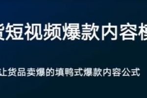 《带货短视频爆款内容策划》关于电商视频的独门秘籍