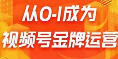 从0-1成为视频号金牌运营，微信运营/账号内容/选品组货/直播全案/起号策略，我们帮你在视频号赚到钱