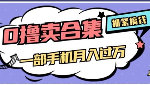 0撸项目月入过万，售卖全套ai工具合集，一单29.9元，一部手机即可