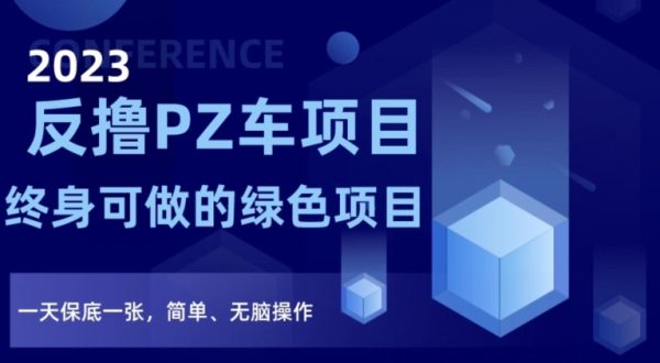 2023反撸PZ车项目，终身可做的绿色项目，一天保底一张，简单、无脑操作