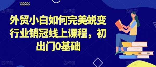 外贸小白如何完美蜕变行业销冠线上课程