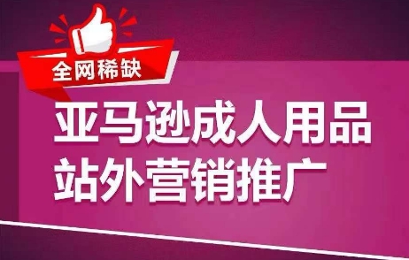 亚马逊成人用品站外营销推广