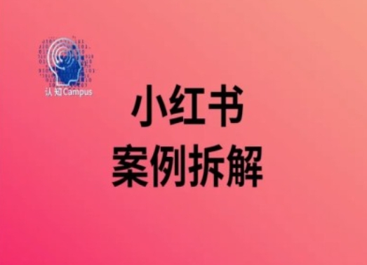 小红书案例拆解