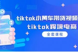 《tiktok小黄车带货视频教程》tiktok跨境电商