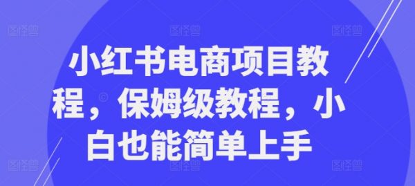 小红书电商项目教程