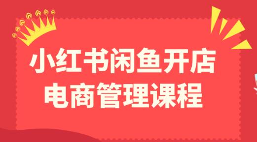 小红书闲鱼开店电商管理教程