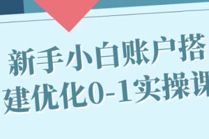 抖音广告投放新手小白账户搭建优化0-1实操课