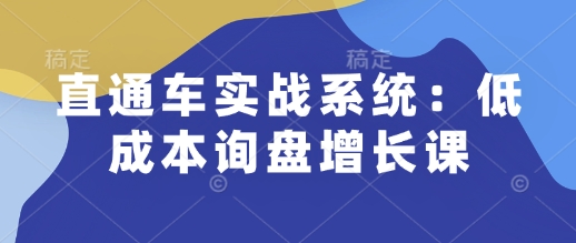 直通车实战系统断