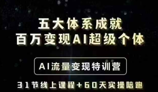 AI流量变现特训营